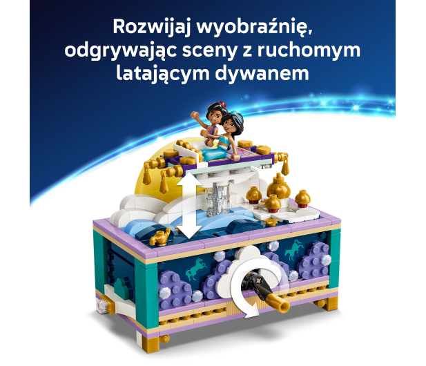 LEGO DISNEY 43295 Szkatułka na biżuterię Dżasminy - 1529802 - zdjęcie 6
